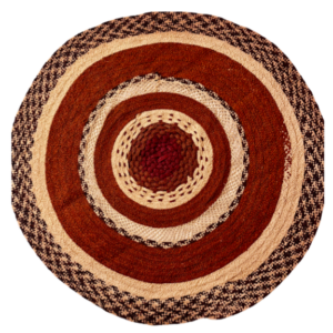 Tapis rond en Raphia - TD002